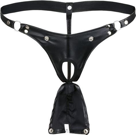 leather g string men|Amazon.com: Mens Leather Thongs.